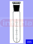 Test Tube with screw cap. graduated